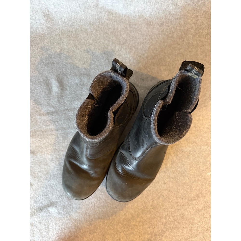 Sorel Ankeny Chelsea Boots Mens 10 Waterproof Leather Black NM2196-010 Winter